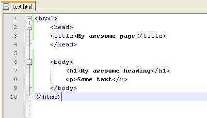 Getting Started With Html Garfield Computer Science